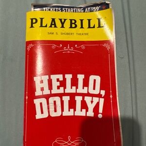 Hello Dolly! Playbill - Bernadette Peters, Victor Garber, Gavin Creel